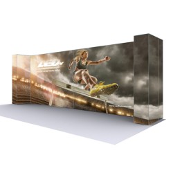 U Shape Lumière Light Wall® Configuration H - BACKLIT (Graphic Package)