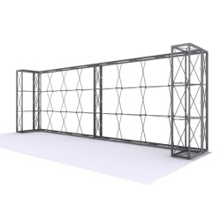 U Shape Lumière Light Wall® Configuration H - BACKLIT (Graphic Package)