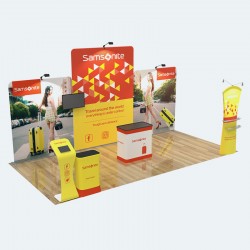 10X20ft Custom Trade Show Display Booth L