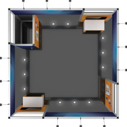 Hybrid Pro 20x20 Modular Island Kit 18B