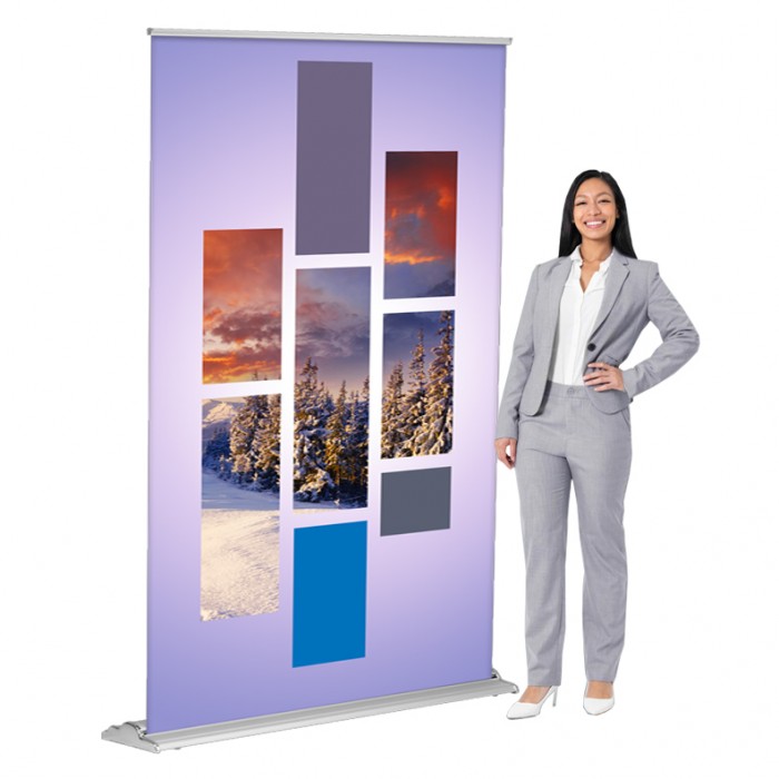 SilverStep 48x92 Retractable Banner Stand