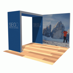  SEGO 10ft Lightbox Modular Display Configuration C Double Sided