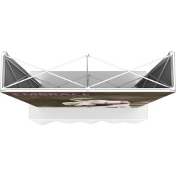 5ft Pop up Fabric Tabletop Display